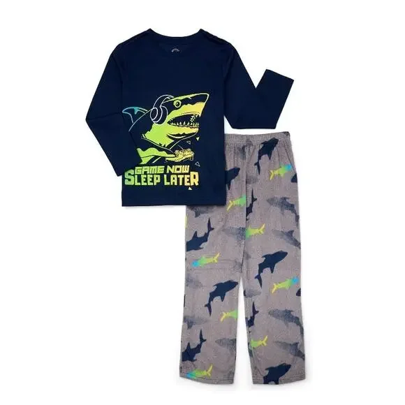wonder nation Pajamas Wonder Nation Boys Shark Long Sleeve